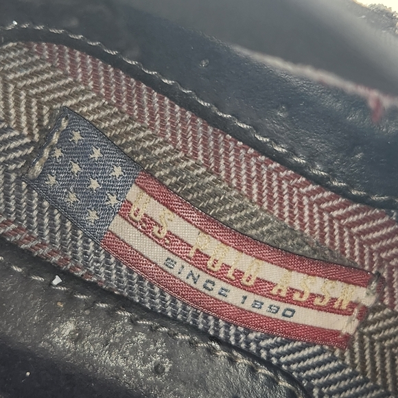 Suede Ankle Boots Women's 8 Black Chelsea Flats Logo Preppy Comfort Minimalist - Picture 13 of 16